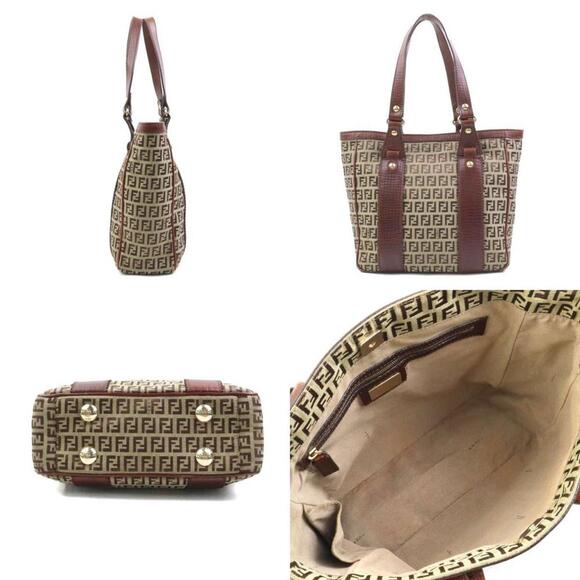 FENDI Brown Leather Shoulder Bag - Picture 2 of 5